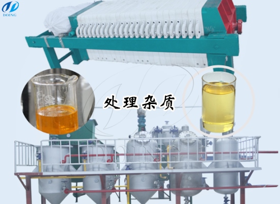 如何處理葵花籽油中的雜質(zhì)？需要用什么設(shè)備？