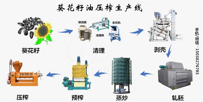 葵花籽油壓榨設備