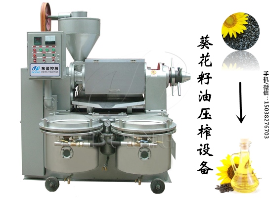 如何用葵花籽油壓榨設(shè)備生產(chǎn)壓榨葵花籽油？