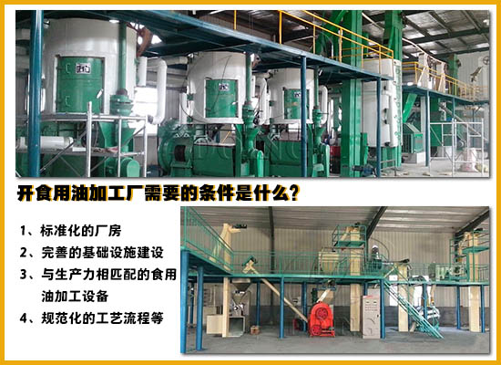 開食用油加工廠需要的條件是什么？