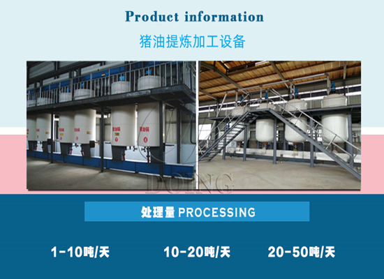 豬油提煉加工設(shè)備廠家哪家好？