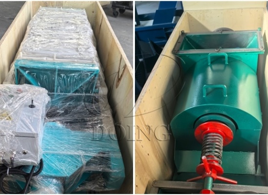 發(fā)貨！河南國瑞油脂米糠油常規(guī)榨油機和棕櫚榨油機發(fā)往尼日利亞！